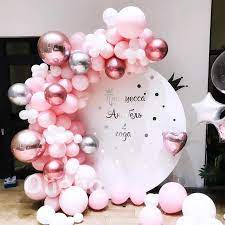 Ohoho Macaron Pastel Pink Balloon Arch Kit Girl Baby Shower Birthday Party Organic Baloons Garland Wedding Decoration Ballons Accessories Aliexpress