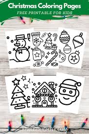 Color pictures of reindeer, christmas trees, santa claus and more. 10 Christmas Coloring Pages Free Printables
