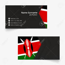 However, people have been using this useful item (or its prototype, to be exact) in the ancient china as early as the. Kenya Flag Business Card Standard Size 90x50 Mm Business Card Template With Bleed Under The Clipping Mask Royalty Free Cliparts Vectors And Stock Illustration Image 123982104