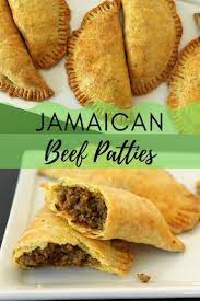These Jamaican Beef Patties Are Similar To Baked Empanadas But Are Classically Jamaican In Flavor Th Beef Patties Recipes Jamacian Food Jamaican Beef Patties