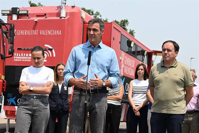 Declaraciones del presidente del Gobierno tras visitar las zonas afectadas  por los incendios