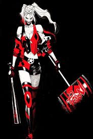 Harley Quinn Gets A New Digital Series Black White Red You can watch a useful tutorial on how to color black and white image here.