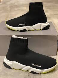 Balenciaga Socks Black And Yellow Balenciaga Sock Boots Speed Trainers Sneakers Shoes Women Men Black Yellow In 2020 Womens Shoes Sneakers Women Shoes Shoes