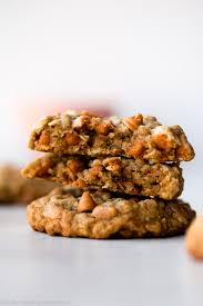 Adding milk chocolate english toffee bits is not something you'll find in most oatmeal scotchies recipes, but it's a total game changer for these. Soft Chewy Oatmeal Scotchies Sally S Baking Addiction