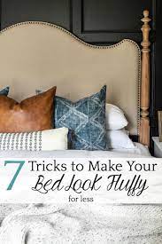 7 Tricks To Make Your Bed Fluffy For Less Make Your Bed Fluffy Bedding Cheap Pillows