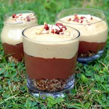 Pull this chocolate mousse recipe together with four simple ingredients: Chocolate Avocado Mousse Dessert With Salted Caramel Nest And Glow