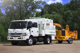 Hino 155dc Landscape Truck With Chipper Body Landscaping Trucks Chippers Trucks Used Trucks Hino