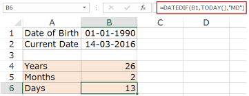 If you are new to malaysia and would like know the working hours of government offices or private sectors, take note that the working days of banks operation hours. How To Calculate Age In Excel Using Formulas Free Calculator Template