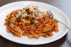 Red sauce pasta recipe is a popular italian recipe. Whole Wheat Pasta In Red Sauce Healthy Kadai