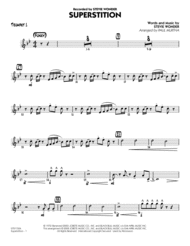 Superstition Trumpet 1 By Stevie Wonder Digital Sheet
