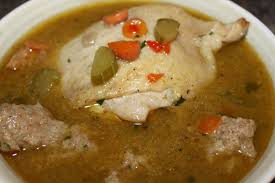 Rustic Chicken Soup With A Chicken Leg Quarter Placed On Top Soup Recipes Chicken Soup Recipes Comfort Food