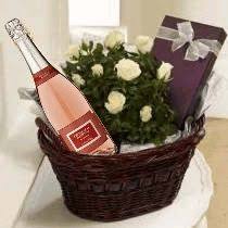 18 Wine And Flowers Gift Basket Ideas Basket Gift Baskets Wine Gift Baskets