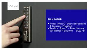 Signing out of account, standby. How To Program A Digilock Versa Lock Youtube