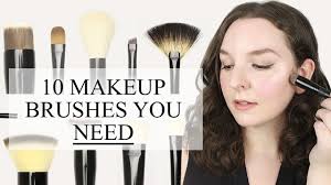 10 makeup brushes you need in your
