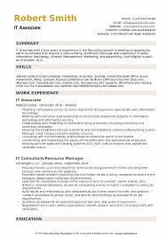 Use these resume examples to build your own resume using online resume builder by hiration. It Associate Resume Samples Qwikresume