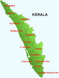 Map of kerala with state capital, district head quarters, taluk head quarters, boundaries, national highways, railway lines and other roads. Jungle Maps Map Of Kerala In Malayalam
