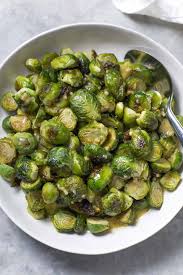 Warm Brussels Sprouts Salad With Orange Miso Dressing Recipe Brussel Sprout Salad Brussels Sprouts Recipe Miso Dressing