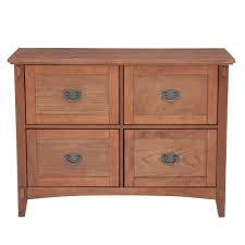 Crafted by pennsylvania woodworkers from solid wood and the highest quality wood veneer, our woodwind file drawer cabinets provide you with the perfect place to display your things. Home Decorators Collection Artisan Medium Oak 4 Drawer File Cabinet 9223800550 The Home Depot