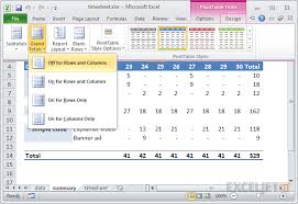 Enable And Disable Grand Totals In 2020 Excel Tutorials Pivot Table Excel Spreadsheets