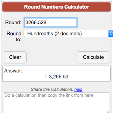 rounding numbers calculator