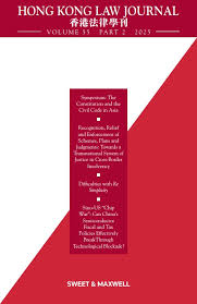 HKU Legal Scholarship Blog: New Issue of Hong Kong Law ...