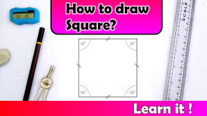Macam mana nak lukis unjuran sudut ke 3? How To Draw A Perfect Square Geometrically Youtube