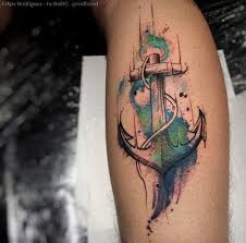 The couple who have the matching tattoos such as lock and key, a pair of birds or similar tattoo designs etc. 155 Amazing Anchor Tattoo Designs For All Ages With Meanings