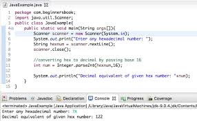 Java Hexadecimal To Decimal Conversion With Examples