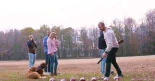 Carson wentz married childhood sweetheart maddie oberg (image: Carson Wentz Wife Madison Shoot A Football With A Rifle In Wild Gender Reveal Video Phillyvoice