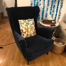Class up a cozy corner. Strandmon Ikea Wing Chair Furniture Sofas On Carousell
