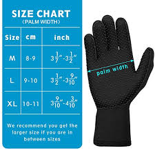 Zipoute Neoprene Diving Gloves 3mm Five Finger Wetsuit