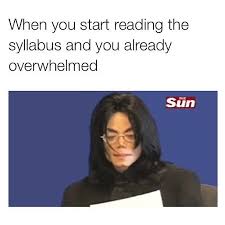 College Syllabus School Humor Student Memes College Memes