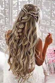 Great Wedding Hairstyles For Long Hair With Veil Facebook Braided Hairstyles For Wedding Pretty Braided Hairstyles Prom Hairstyles For Long Hair