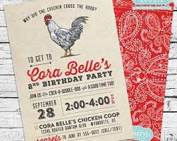 Chicken Birthday Party Invitation Animal Birthday Party Farm Animals Birthday Party Farm Themed Birthday Party