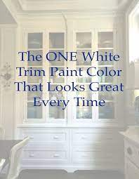 You may think that you need a warm trim color for warm wall colors and cool trim colors for cool wall colors the best white trim colors. The One White Trim Color That Works Every Time Painting Trim Painting Trim White Trim Paint Color
