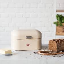 Brotkasten Single Grandy 28 X 21 5 Cm Mandel Die Kompakte Brotaufbewahrung Im Retro Look Der Brotkasten Single Grandy Von Grandy Kitchen Accessories Kitchen
