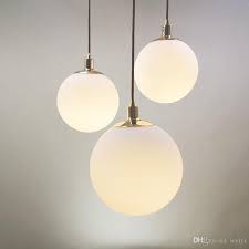 Nordic Restaurant Pendant Lights 20 25 30cm White Glass Ball Modern Hanging Lamp Living Room Kitchen Bar Lighting Fixture Kitchen Hanging Lights Island Light Fixtures From Wyiyi 58 97 Dhgate Com
