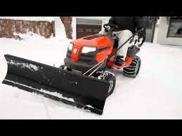 Starting is simple, but you must follow a set of procedures. Husqvarna Lth Tractor With Snow Blade Youtube