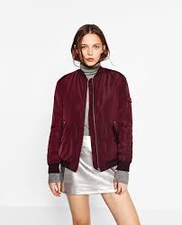 Zara Trf Chaqueta Bomber Bolsillos Bomberjacke Bomberjacke Damen Street Style Fur Frauen