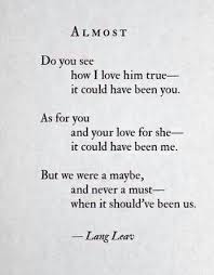 It Should Have Been Us Lang Leav Quotes Lang Leav Poems Love And Misadventure