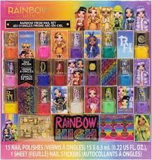 3C4G Rainbow High Townley Girl Nail Polish Baby Toy 15-Pieces Pack, 0.22 Fl  Oz (Pack of 1) : Amazon.ae: Beauty