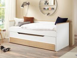 Bettgestell mit schubladen 90×200 zuhause. Bett Ronny 90x200 Cm Funktionsbett 2 Liegeflachen Bettkasten 2 Schubladen Bicolor Das Wohnkonzept