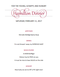 From casual to gourmet, these dinner party menus are here to help you entertain with ease. Hamilton Themed Dinner Party Rachel Schmoyer