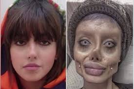 Latest angelina jolie pitt news, photos and videos with updates on the actress' kids, marriage to brad pitt and more on her weight loss and anorexic rumours. Awalnya Dihukum 10 Tahun Penjara Zombie Angelina Jolie Akhirnya Dibebaskan Halaman All Kompas Com