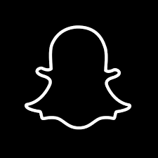 Minimal Black And White Snapchat Ios Icon Black And White Instagram Iphone Icon