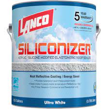 Therefore many roll types are white or have a. Lanco 1 Gal Siliconizer Elastomeric Roof Coating Rc200 4 The Home Depot
