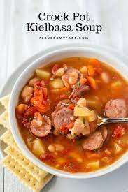 Crock Pot Kielbasa Soup Recipe Recipe Crockpot Soup Recipes Kielbasa Soup Sausage Soup Recipes