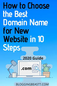 How To Choose Your Domain Name Domain Name Ideas Domain Name Generator Blogging Guide