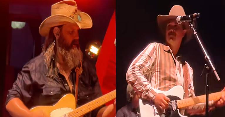 Chris Stapleton Brings Out Zach Top For Epic Cover Of Waylon Jennings' "I  Ain't Living Long Like This" At Toronto Show [Watch]