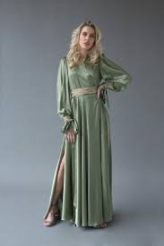 Olive Green Gown Sage Dress Bridesmaids Olive Green Bridesmaid Dress Olive Green Festival Dress Bridesmaid Dress Green Green Dress Long In 2020 Dresses Olive Green Dresses Green Gown